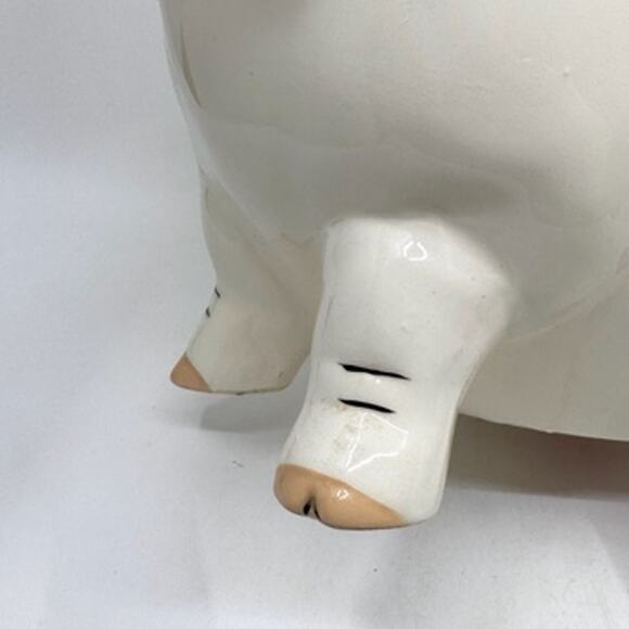 Vintage 80's ROB ROY Large Ceramic Piggy Bank Pig - Picture 7 of 8